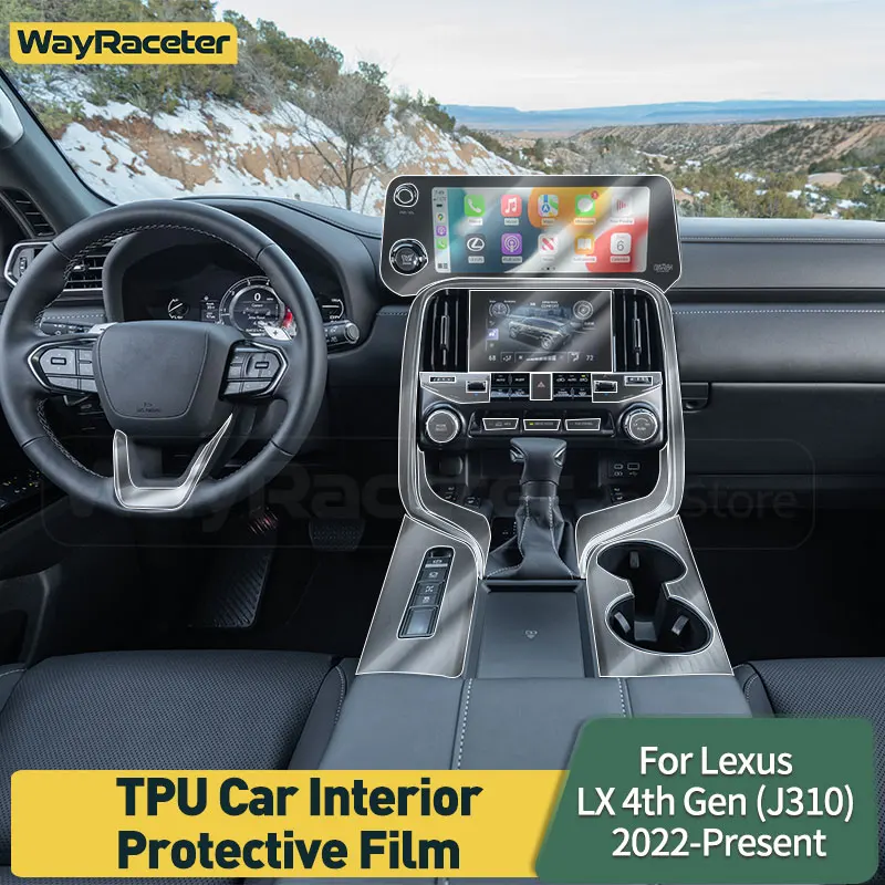 Self Healing Car Interior Central Console Gear Dashboard TPU Paint Protective Film For Lexus LX 2022 2023 2024 J310 LX600 LX500
Self Healing Car Interior Central Console Gear Dashboard TPU Paint Protective Film For Lexus LX 2022 2023 2024 J310 LX600 LX500