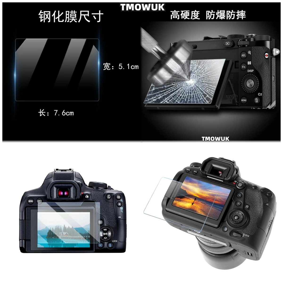 For Canon G7X G9X G5X G7XII G9XII G5XII, Tempered Glass Protective Film Ensures Scratch-Free Display.
For Canon G7X G9X G5X G7XII G9XII G5XII, Tempered Glass Protective Film Ensures Scratch-Free Display.