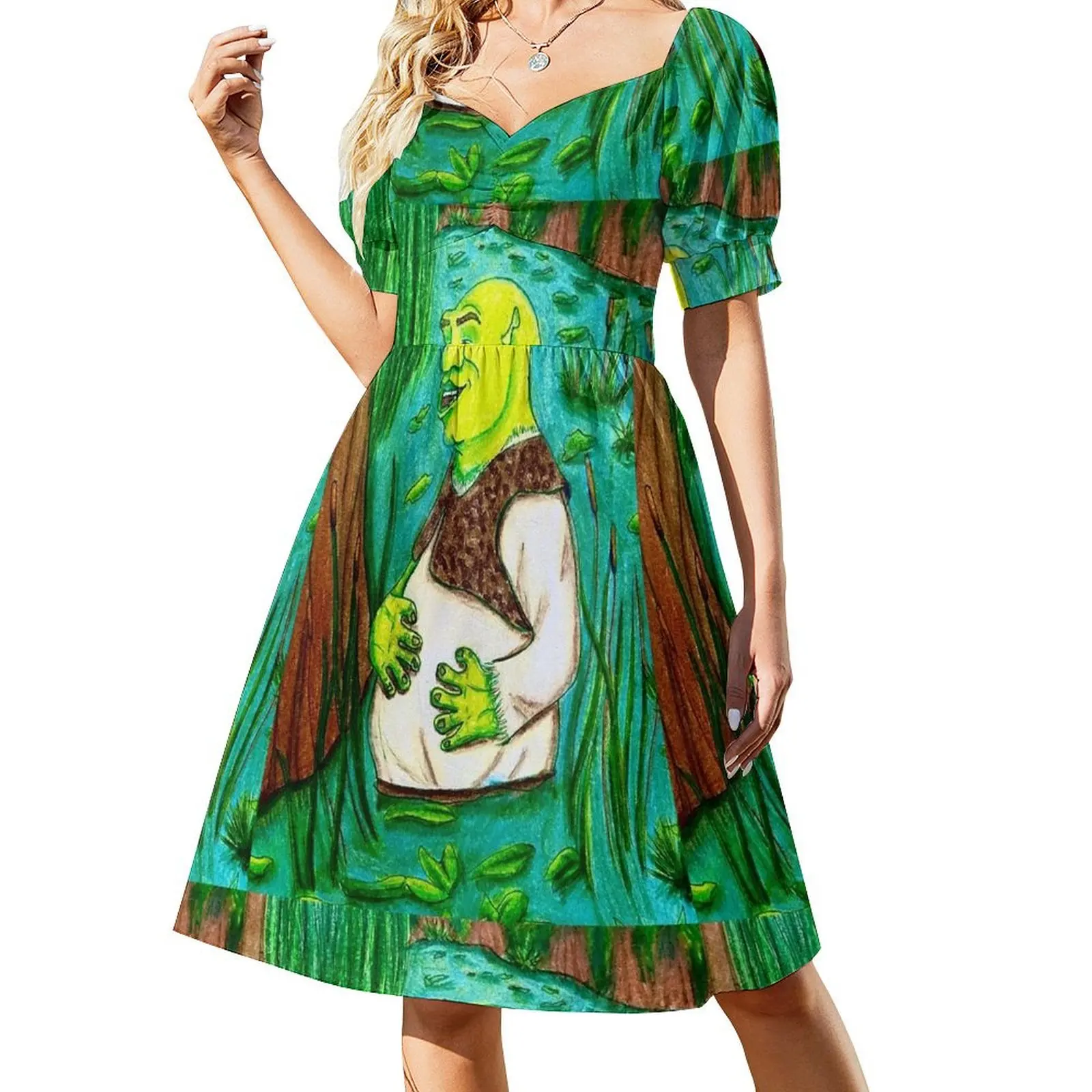 Get Out of my Swamp Short-Sleeved Dress elegant dresses for women luxury woman evening dress
Get Out of my Swamp Short-Sleeved Dress elegant dresses for women luxury woman evening dress