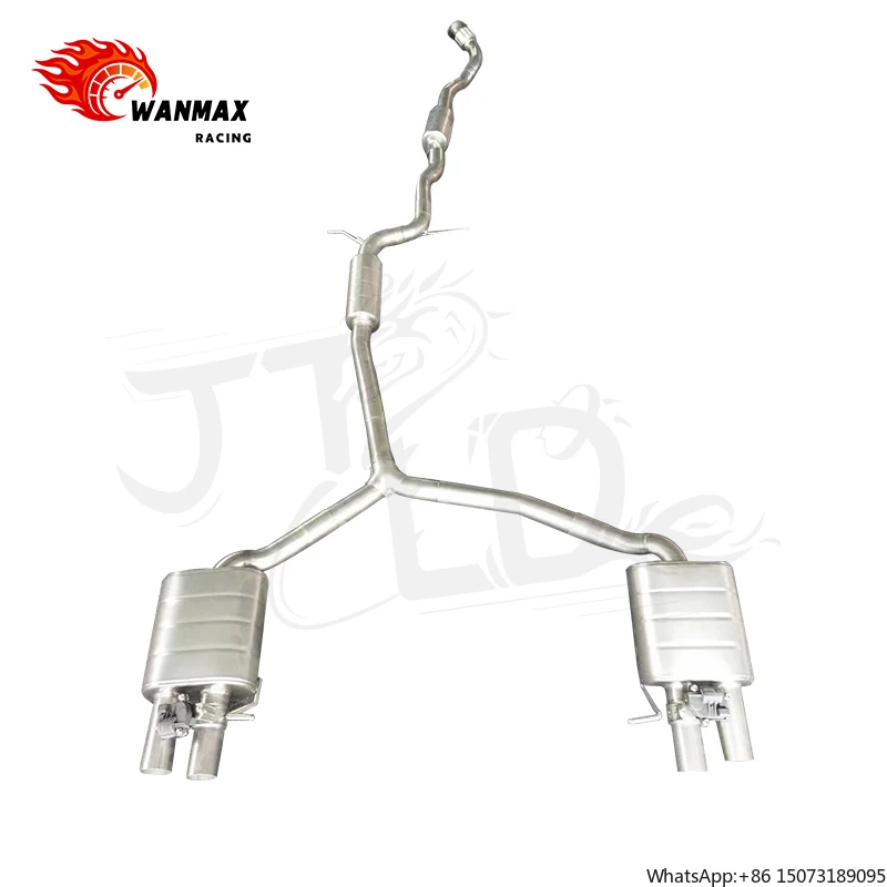 Выхлопная система Valvetronic из нержавеющей стали Catback с передней трубой для A5 B8.5
Выхлопная система Valvetronic из нержавеющей стали Catback с передней трубой для A5 B8.5