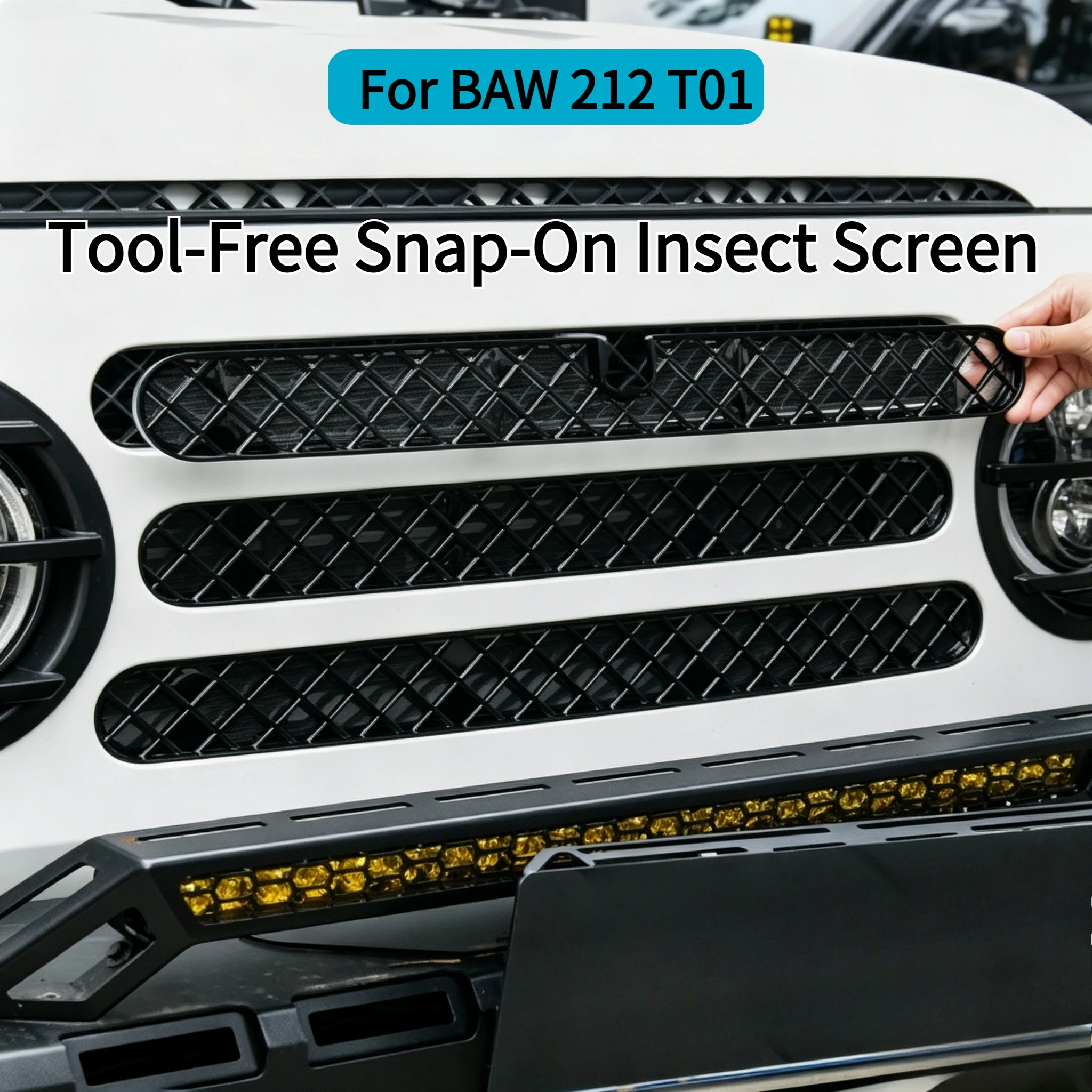Car Insect Screen Removable Clip Front Grille Radiator Protective Mesh For BAW 212 T01 Interior Accessories
Car Insect Screen Removable Clip Front Grille Radiator Protective Mesh For BAW 212 T01 Interior Accessories