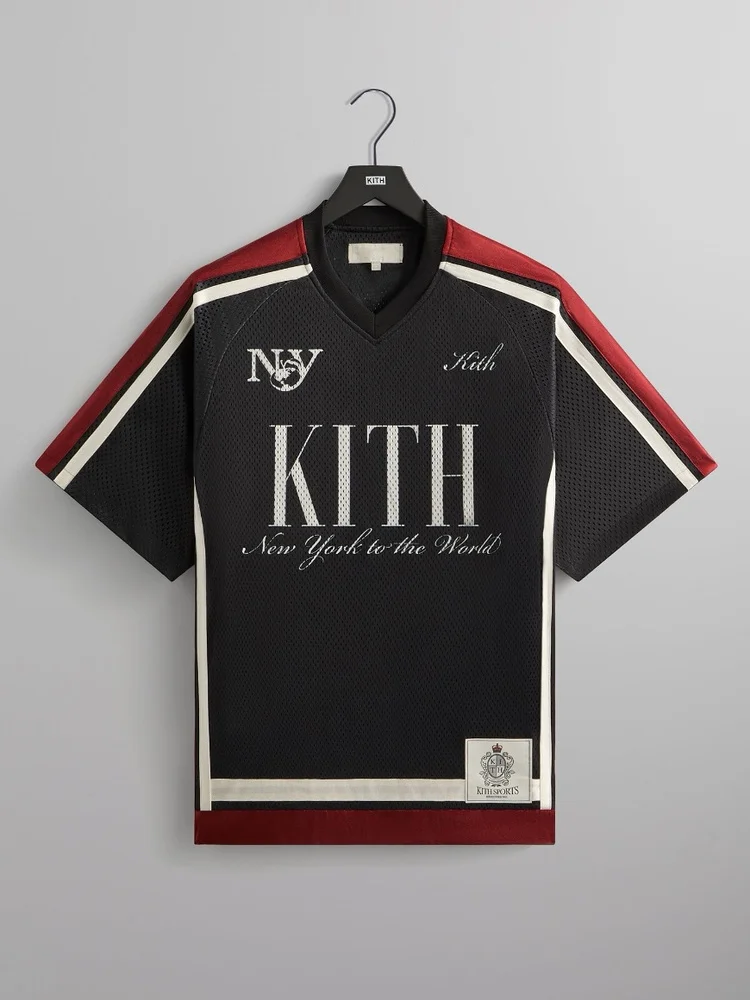 Retro Fooall Jersey ort Sve V-Ne Casual ex T-irt Kith 25ss Me Leon Vintage Sportswear Stand Fit Summer Tee
Retro Fooall Jersey ort Sve V-Ne Casual ex T-irt Kith 25ss Me Leon Vintage Sportswear Stand Fit Summer Tee