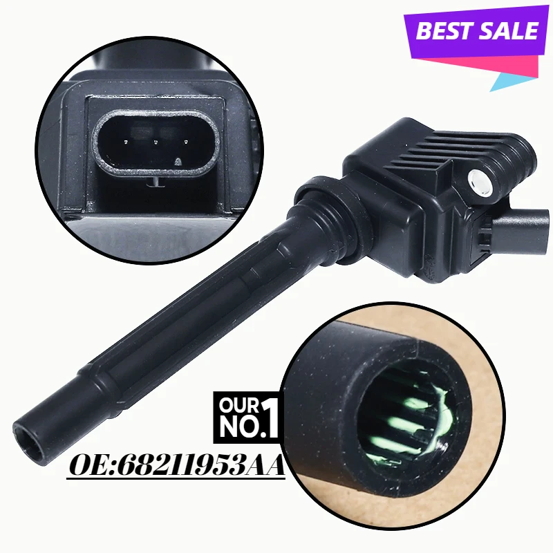 Auto Ignition Coil For JEEP CHEROKEE 2018 GRAND CHEROKEE L V 2021 WRANGLER IV 2021 2017 68211953AA
Auto Ignition Coil For JEEP CHEROKEE 2018 GRAND CHEROKEE L V 2021 WRANGLER IV 2021 2017 68211953AA