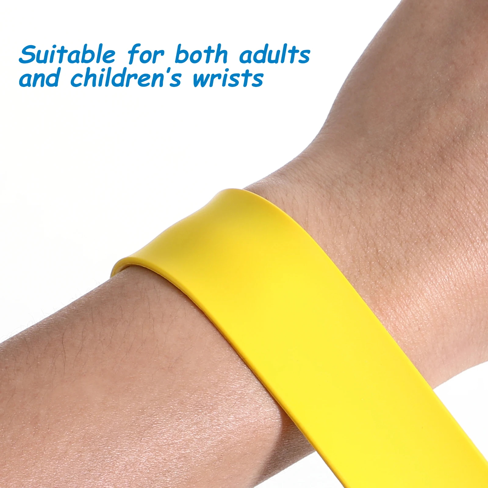 10 Pcs Wristband Silicone Bracelet Child Kids Bracelets Snap Slap for Bracket Yellow 
10 Pcs Wristband Silicone Bracelet Child Kids Bracelets Snap Slap for Bracket Yellow