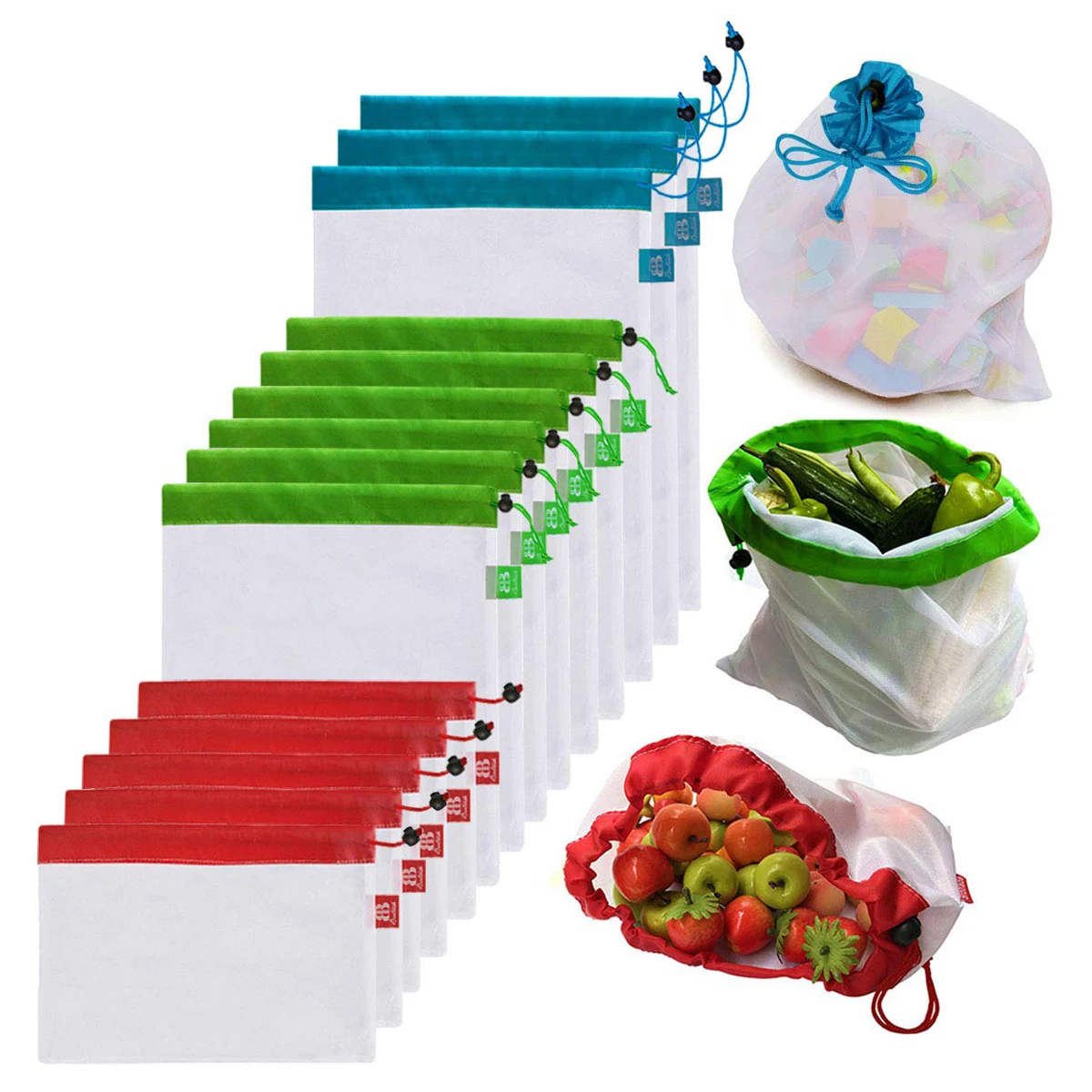 Reusable Mesh Produce Bags Washable Eco Friendly Bags for Grocery Shopping Storage Fruit Vegetable Toys Sundries Bag DROPSHIP
Reusable Mesh Produce Bags Washable Eco Friendly Bags for Grocery Shopping Storage Fruit Vegetable Toys Sundries Bag DROPSHIP