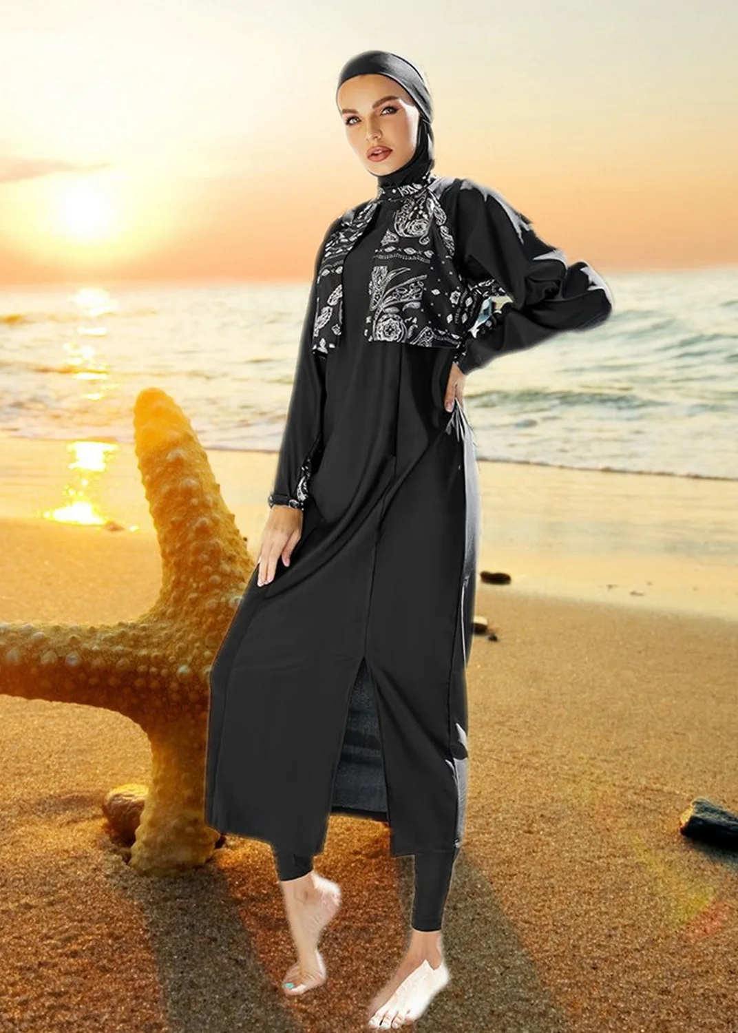 3 шт. Burkini Femme Musulmane Maillot De Bain мусульманские женские купальники купальник длинное платье для плавания хиджаб брюки комплект исламский купальный костюм
3 шт. Burkini Femme Musulmane Maillot De Bain мусульманские женские купальники купальник длинное платье для плавания хиджаб брюки комплект исламский купальный костюм