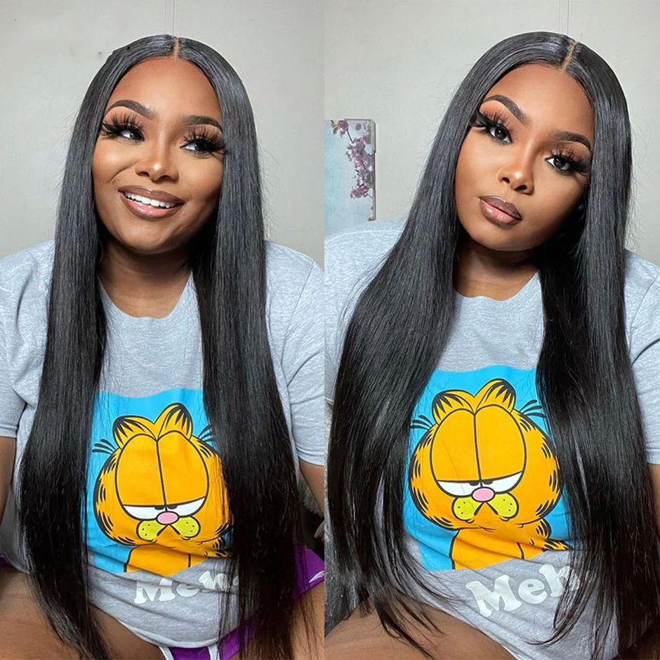 Wear And Go Straight Lace Closure Wigs Human Hair 180% Pre Cut Hairline Ready to Go Wigs For Women Glueless 4x4 Lace Wigs
Wear And Go Straight Lace Closure Wigs Human Hair 180% Pre Cut Hairline Ready to Go Wigs For Women Glueless 4x4 Lace Wigs