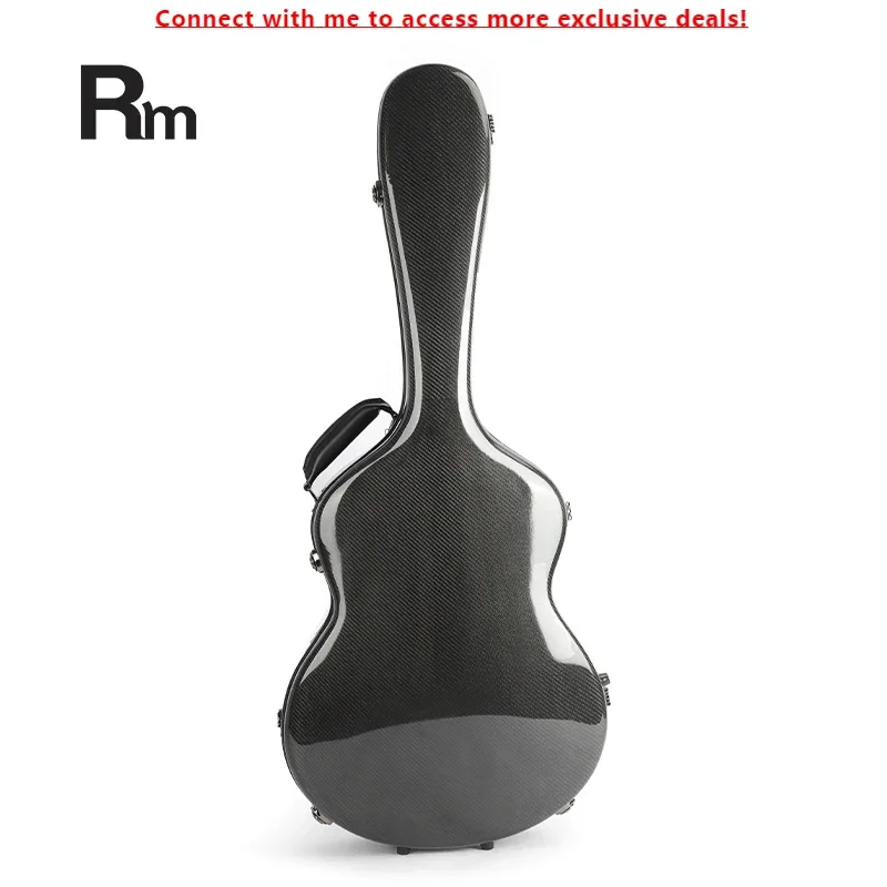 RMCBFGC-RC-BK Wholesale 3k Carbon Fiber Bright Musical Instrument Case Classical/Folk 39/41 Inch Hard Shell Handheld
RMCBFGC-RC-BK Wholesale 3k Carbon Fiber Bright Musical Instrument Case Classical/Folk 39/41 Inch Hard Shell Handheld