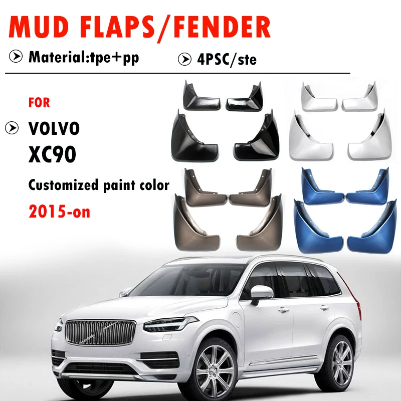 For VOLVO XC90 Mudguard Fender Mud Flap Guards Splash Mudflaps Car Accessories 4pcs 2015 2016 2017 2018 2019 2020 2021 2022+
For VOLVO XC90 Mudguard Fender Mud Flap Guards Splash Mudflaps Car Accessories 4pcs 2015 2016 2017 2018 2019 2020 2021 2022+