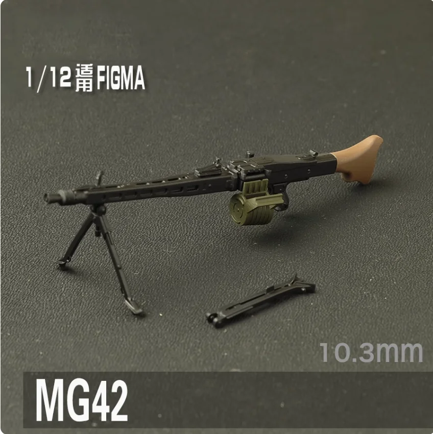 1/12 Soldier Scene Accessories MG42 Weapon Props Resin Parts Classic Color Model Toy For 6'' Action Figure Doll Body In Stock
1/12 Soldier Scene Accessories MG42 Weapon Props Resin Parts Classic Color Model Toy For 6'' Action Figure Doll Body In Stock