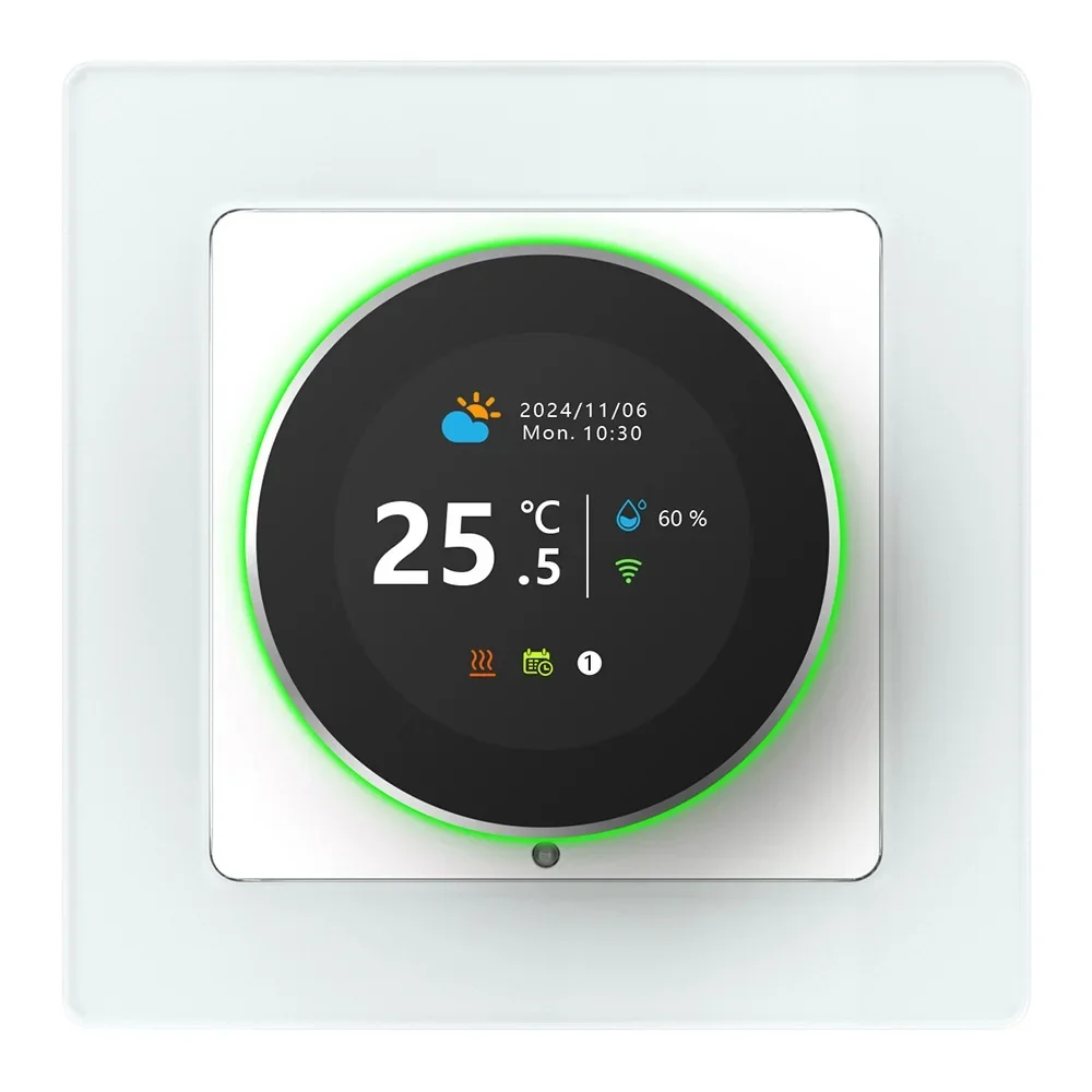 Smart Floor Heating Thermostat with For WiFi Control Programmable Thermostat for Water and Electric Heating Systems
Smart Floor Heating Thermostat with For WiFi Control Programmable Thermostat for Water and Electric Heating Systems