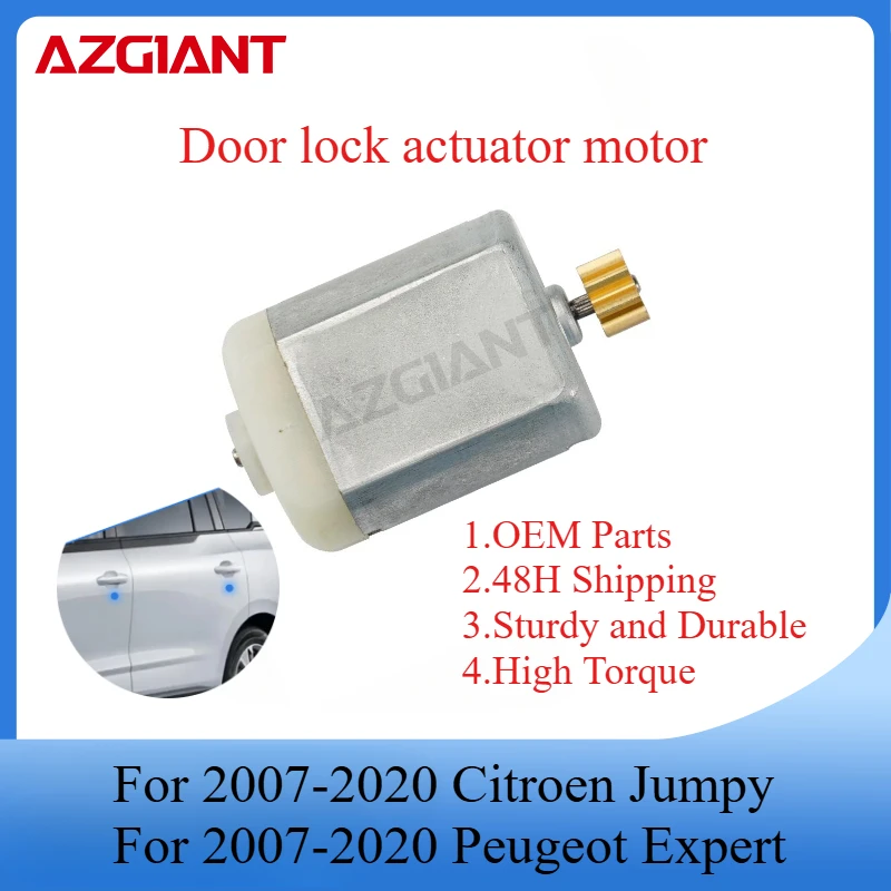 AZGIANT High quality car central door lock motor for 2007-2020 Citroen Jumpy/2007-2020 Peugeot Expert New and affordable parts
AZGIANT High quality car central door lock motor for 2007-2020 Citroen Jumpy/2007-2020 Peugeot Expert New and affordable parts