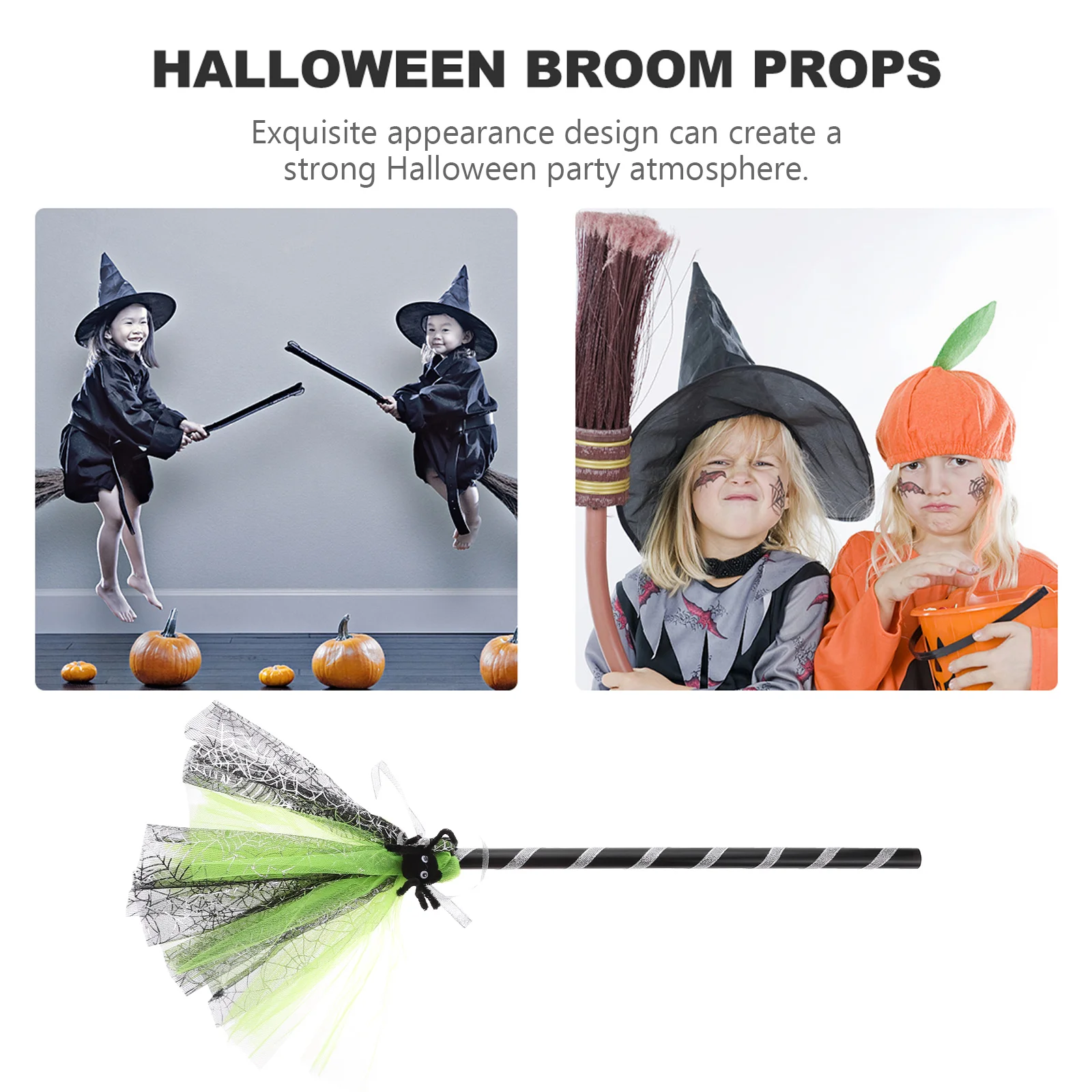 Show Masquerade Supply Decor Witch Party Halloween Decoration Kids Witch Costume Party Halloween Broom Prop Costume Prop Broom
Show Masquerade Supply Decor Witch Party Halloween Decoration Kids Witch Costume Party Halloween Broom Prop Costume Prop Broom