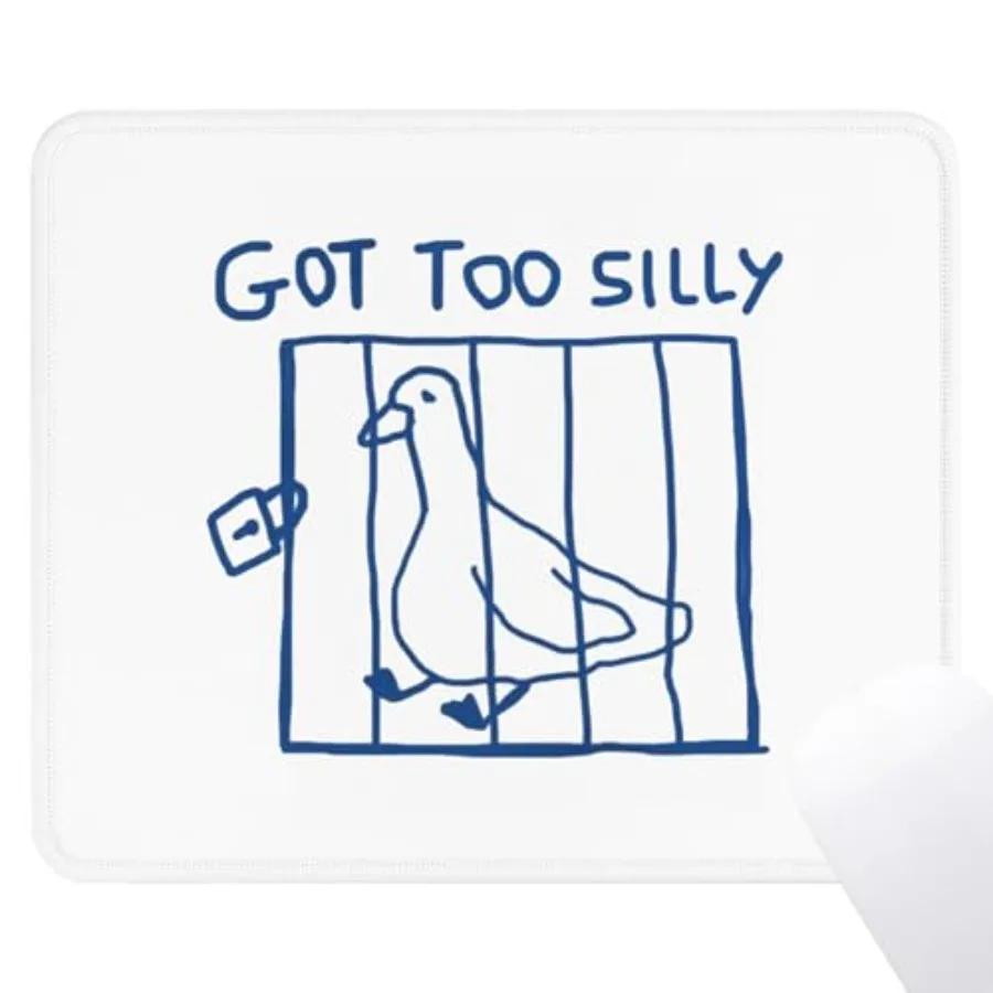 Silly Goose Mouse Pad - Funny Goose Gifts Office Supplies Desk Decor, Square Waterproof Non-Slip Rubber Base Cute Got to Silly
Silly Goose Mouse Pad - Funny Goose Gifts Office Supplies Desk Decor, Square Waterproof Non-Slip Rubber Base Cute Got to Silly