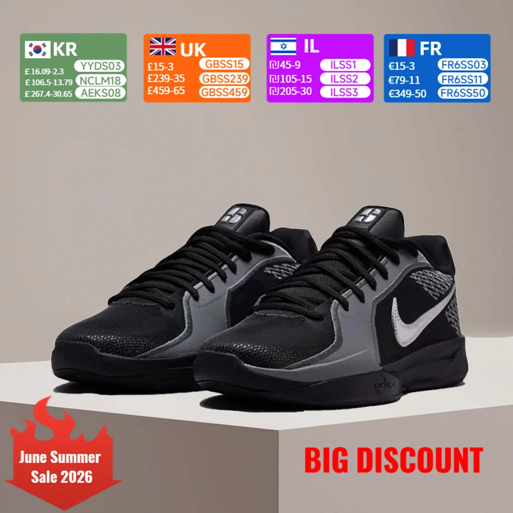 Nike Sabrina 2nd Generation Comfort Cushioning Support Anti-Slip Lightweight Durable Casual Basketball Shoes FZ1517-001
Nike Sabrina 2nd Generation Comfort Cushioning Support Anti-Slip Lightweight Durable Casual Basketball Shoes FZ1517-001