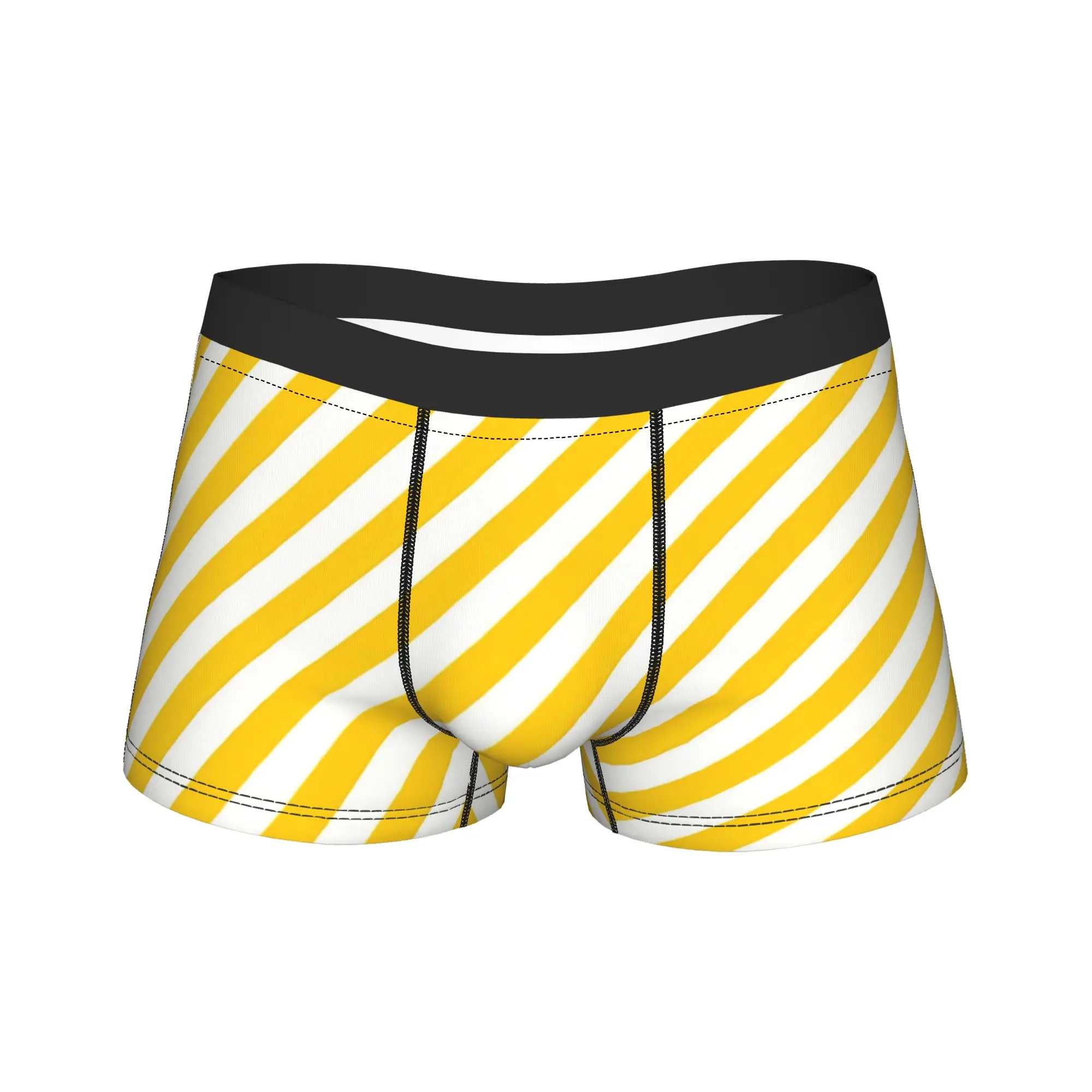 White and yellow stripes Underwear Breathable Underpants Custom DIY Shorts Briefs For Males Pouch Plus Size Boxershorts
White and yellow stripes Underwear Breathable Underpants Custom DIY Shorts Briefs For Males Pouch Plus Size Boxershorts