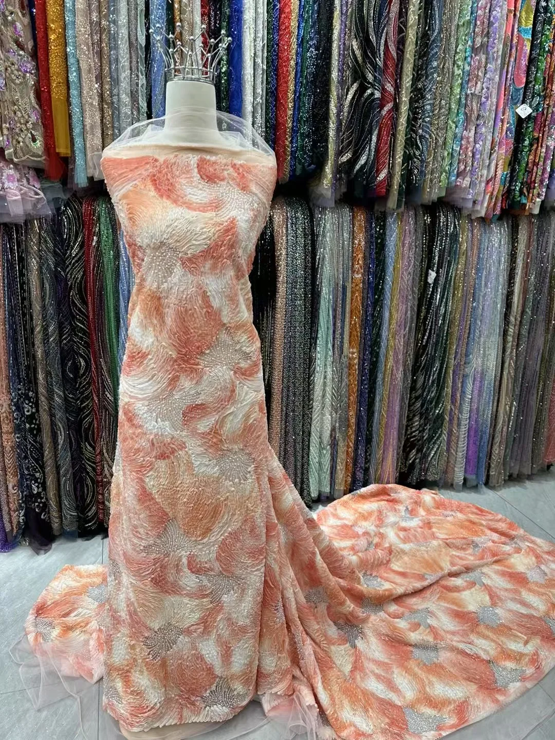 2025 Latest African Sequins Lace Fabric High Quality Embroidery 3D French Flower Beads Nigerian Net Lace For Wedding Party Dress
2025 Latest African Sequins Lace Fabric High Quality Embroidery 3D French Flower Beads Nigerian Net Lace For Wedding Party Dress