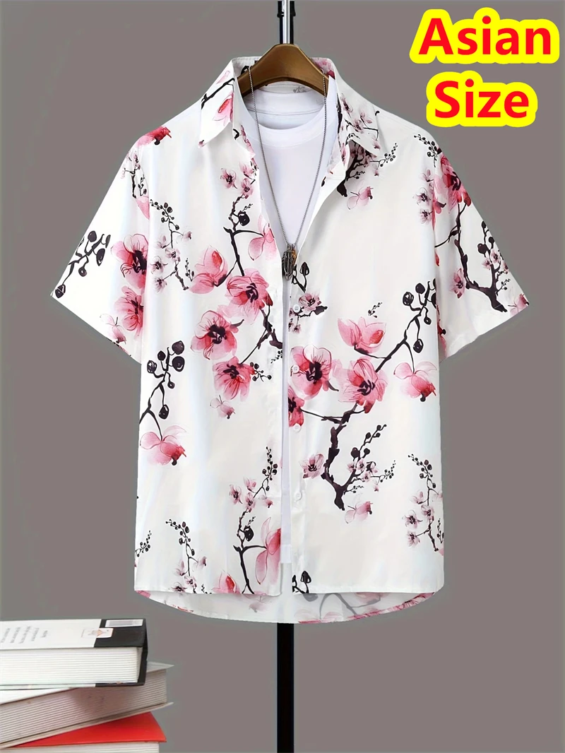 Men's Casual Fashion Shirt Tops Japanese Girls Surf Print Lapel Short Sleeve Shirt Fashion Button Man Shirts Camisas De Hombre
Men's Casual Fashion Shirt Tops Japanese Girls Surf Print Lapel Short Sleeve Shirt Fashion Button Man Shirts Camisas De Hombre