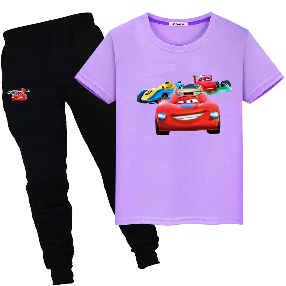 Lightning McQueen Print 100%Cotton T-shirt Disney Racing Toy Story 2pcs Short+pant Sports Sets boy girl clothe kids holiday gift
Lightning McQueen Print 100%Cotton T-shirt Disney Racing Toy Story 2pcs Short+pant Sports Sets boy girl clothe kids holiday gift