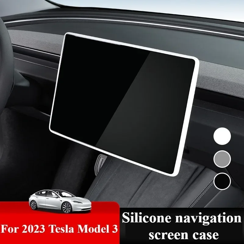 Silicone Screen Protective Frame For Tesla Model 3/Y Edge Cover Central Control Navigation Screen Protector Trim Car Accessories
Silicone Screen Protective Frame For Tesla Model 3/Y Edge Cover Central Control Navigation Screen Protector Trim Car Accessories