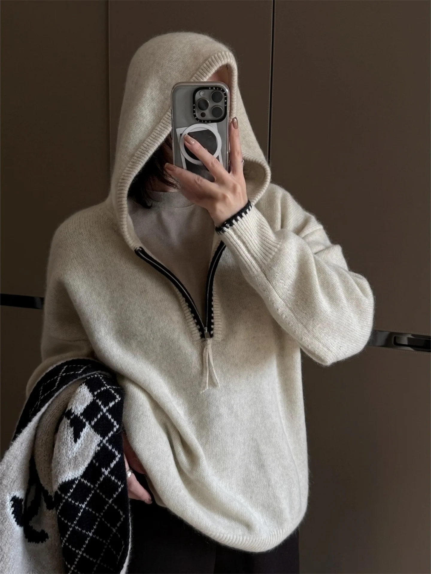 Men's Loose Fit Hooded Knitwear f Zip Soft Comfortable Autumn Winter Sle Casual Cleanfit Polyester Nylon Blend
Men's Loose Fit Hooded Knitwear f Zip Soft Comfortable Autumn Winter Sle Casual Cleanfit Polyester Nylon Blend