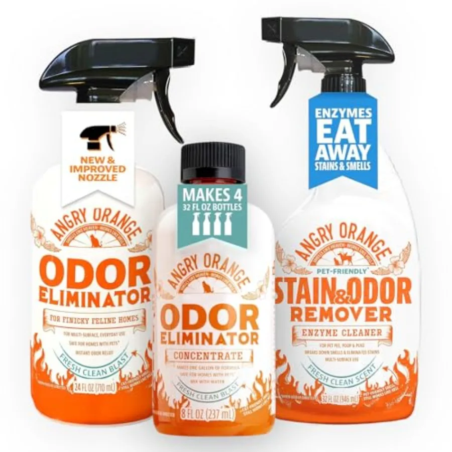 Fresh Scent Pet Odor and Stain Bundle Odor Eliminator + Concentrate + Enzyme Cleaner
Fresh Scent Pet Odor and Stain Bundle Odor Eliminator + Concentrate + Enzyme Cleaner