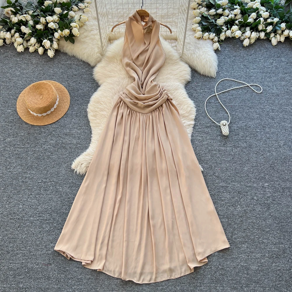 Шикарные элегантные плиссированные винтажные тонкие платья без рукавов с цветочным принтом, корейская модная женская одежда High Street
Шикарные элегантные плиссированные винтажные тонкие платья без рукавов с цветочным принтом, корейская модная женская одежда High Street