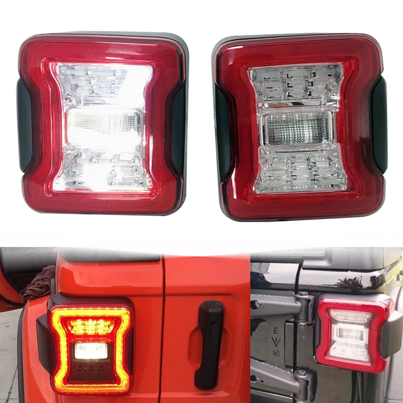 Lantsun JL1163 ABS LED Rear Tail Light 1-pair Taillight Rear Lamp Reverse Lights for Jeep for Wrangler JL2018+
Lantsun JL1163 ABS LED Rear Tail Light 1-pair Taillight Rear Lamp Reverse Lights for Jeep for Wrangler JL2018+