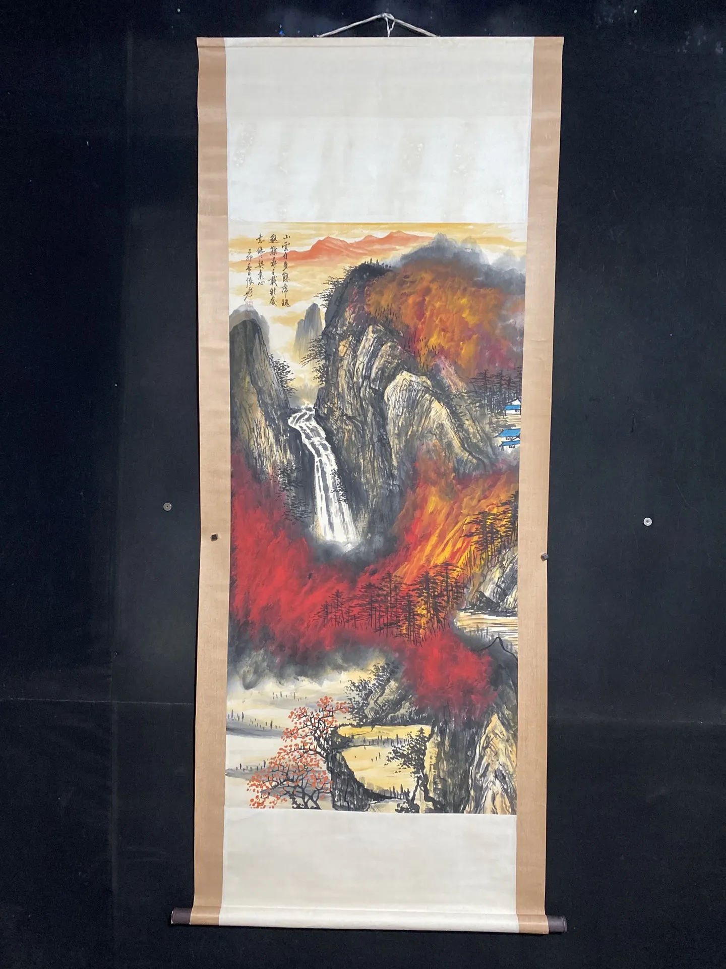 Четырехфутовая картина пейзажа Чжунцзяна от Чжан Дакиана, полностью ручная роспись, один предмет — один изображение.
Четырехфутовая картина пейзажа Чжунцзяна от Чжан Дакиана, полностью ручная роспись, один предмет — один изображение.