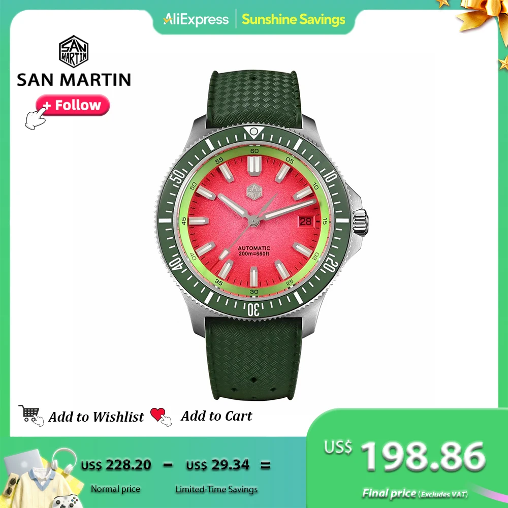 San Martin Design Дайвинг Мужские Часы 3H Дата NH35 Автоматические Механические Модные Relogio Сапфировые Водонепроницаемые 20 Бар Светящиеся SN0118
San Martin Design Дайвинг Мужские Часы 3H Дата NH35 Автоматические Механические Модные Relogio Сапфировые Водонепроницаемые 20 Бар Светящиеся SN0118