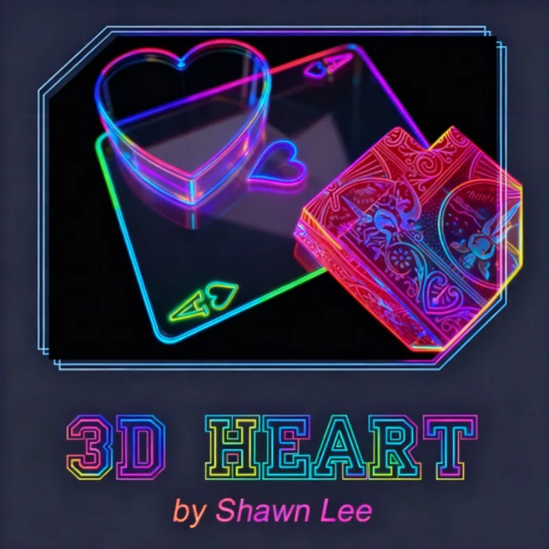 Трюк с 3D-сердечком Шона Ли — романтический волшебный реквизит, как показано по телевизору, визуальный трюк для крупного пламени и сценических иллюзий, фокусника
Трюк с 3D-сердечком Шона Ли — романтический волшебный реквизит, как показано по телевизору, визуальный трюк для крупного пламени и сценических иллюзий, фокусника