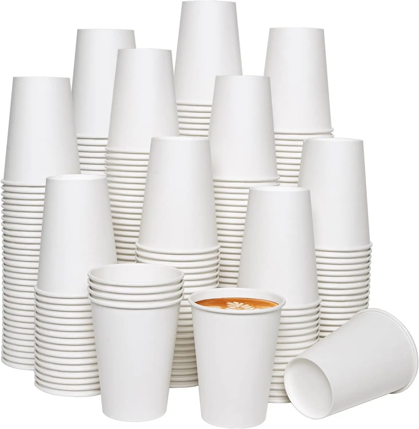 1000 Pack Disposable Paper Coffee Cups 12 oz Hot Beverage Cups for Party, Office, Home, Travel and More
1000 Pack Disposable Paper Coffee Cups 12 oz Hot Beverage Cups for Party, Office, Home, Travel and More