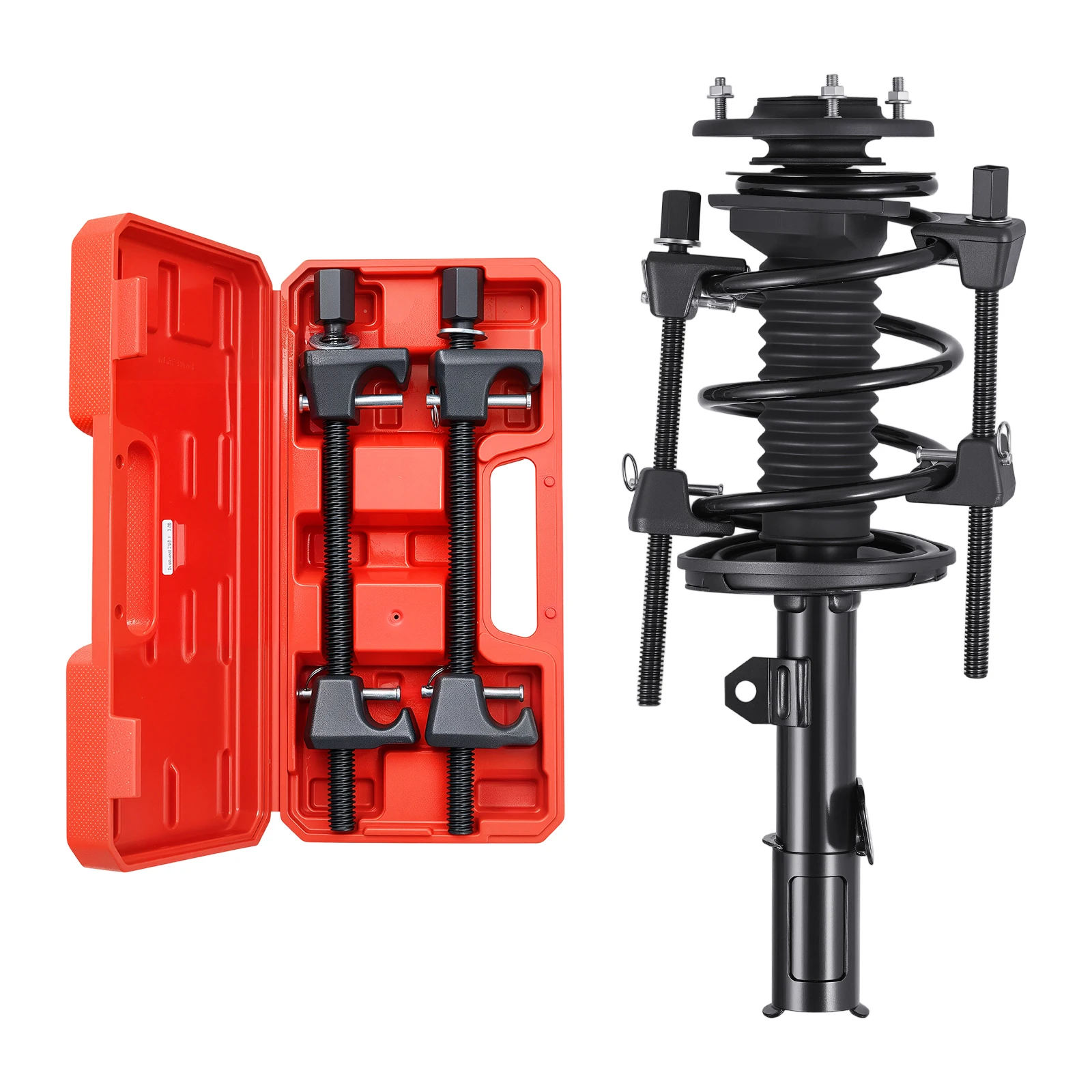 SucceBuy Strut Spring Compressor Heavy Duty Coil Spring Compressor Tool Compatible with 0.86 inch Hex Sockets, Fit for Car Truck
SucceBuy Strut Spring Compressor Heavy Duty Coil Spring Compressor Tool Compatible with 0.86 inch Hex Sockets, Fit for Car Truck