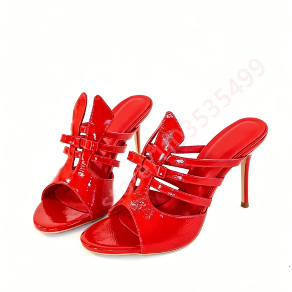2026 Summer New Patent Leather Stiletto Heel Sexy Women's Street Style Party Runway Slip-On Slippers Fashion Nightclub Footwear
2026 Summer New Patent Leather Stiletto Heel Sexy Women's Street Style Party Runway Slip-On Slippers Fashion Nightclub Footwear