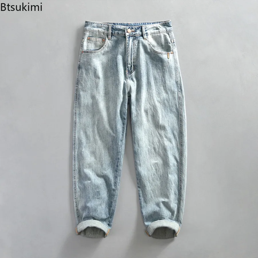 Vintage Washed Jeans 2025 Men's Spring Autumn Casual Baggy Jeans Comfy Cotton Denim Pants Youth Daily Simple Streetwear Trousers
Vintage Washed Jeans 2025 Men's Spring Autumn Casual Baggy Jeans Comfy Cotton Denim Pants Youth Daily Simple Streetwear Trousers
