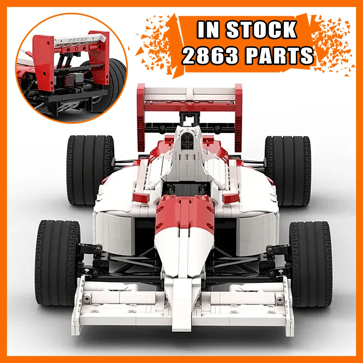 NEW Technical 1:8 Scale Super Racing Car Building Block Set, MOC-180921 Race Car Model Kit, DIY Assembly Toy Gift for Boys
NEW Technical 1:8 Scale Super Racing Car Building Block Set, MOC-180921 Race Car Model Kit, DIY Assembly Toy Gift for Boys