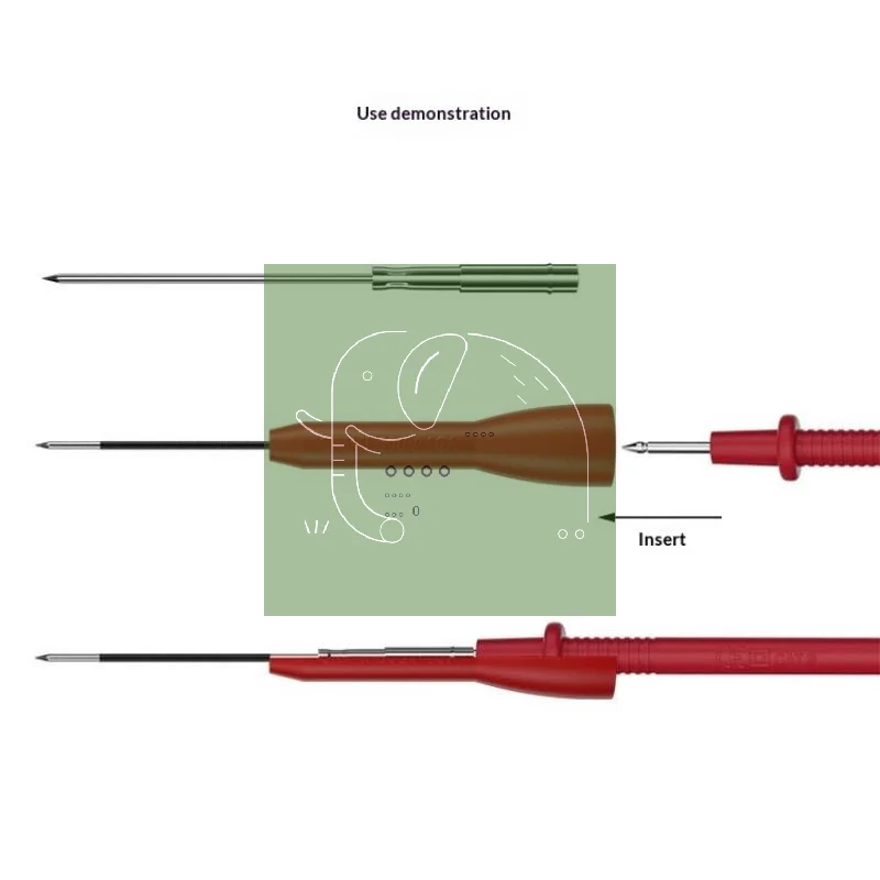 2mm Test Lead Extension Cover Non Destructive Multimeter Probe Testing Needle For Test Lead Stainless Steel Pin Accessories Gift
2mm Test Lead Extension Cover Non Destructive Multimeter Probe Testing Needle For Test Lead Stainless Steel Pin Accessories Gift