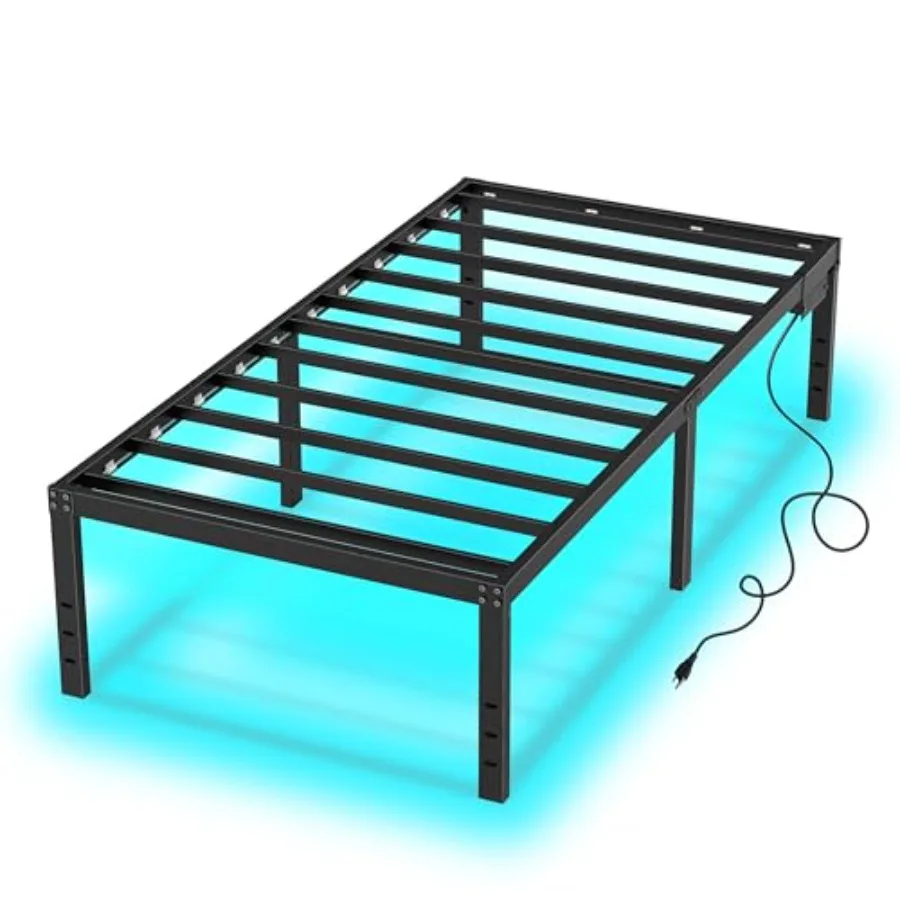 Bed Frames Platform Bed Frame with Large Storage SpaceBlack Bed Frame Size for Heavy Duty Metal Mattress Foundation Corner Bed
Bed Frames Platform Bed Frame with Large Storage SpaceBlack Bed Frame Size for Heavy Duty Metal Mattress Foundation Corner Bed