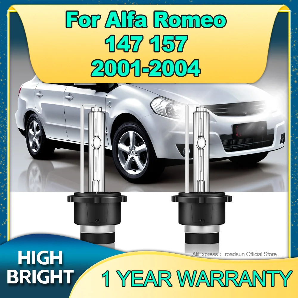 2pcs High Quality Car Light D2S 6000K White HID Bulbs Xenon Headlight 3800Lm For Alfa Romeo 147 157 2001 2002 2003 2004
2pcs High Quality Car Light D2S 6000K White HID Bulbs Xenon Headlight 3800Lm For Alfa Romeo 147 157 2001 2002 2003 2004