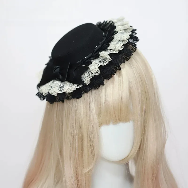 Handmade Lolita Hair Accessories Layered Ruffled Lace Bow Flat Cap Cute Cosplay Element Sweet Hat Harajuku Headwear for Women
Handmade Lolita Hair Accessories Layered Ruffled Lace Bow Flat Cap Cute Cosplay Element Sweet Hat Harajuku Headwear for Women