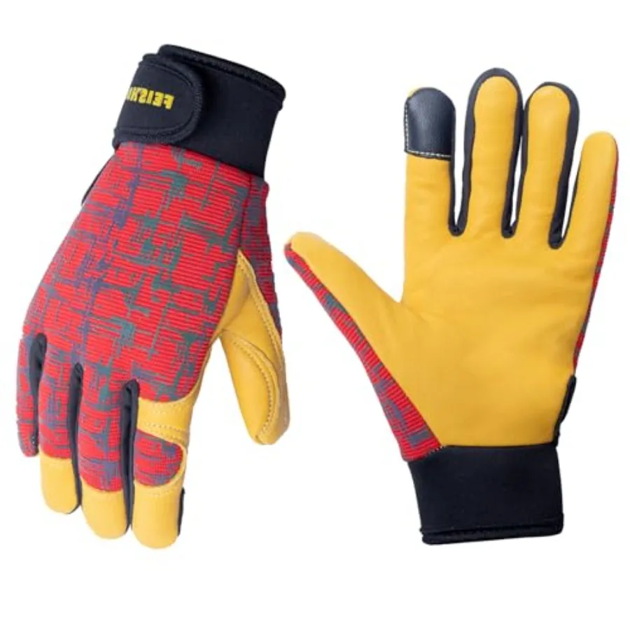 Genuine Leather Work Gloves, Safety Gloves, Touch Screen, Reflective, Breathable Design, for Age 2-12
Genuine Leather Work Gloves, Safety Gloves, Touch Screen, Reflective, Breathable Design, for Age 2-12