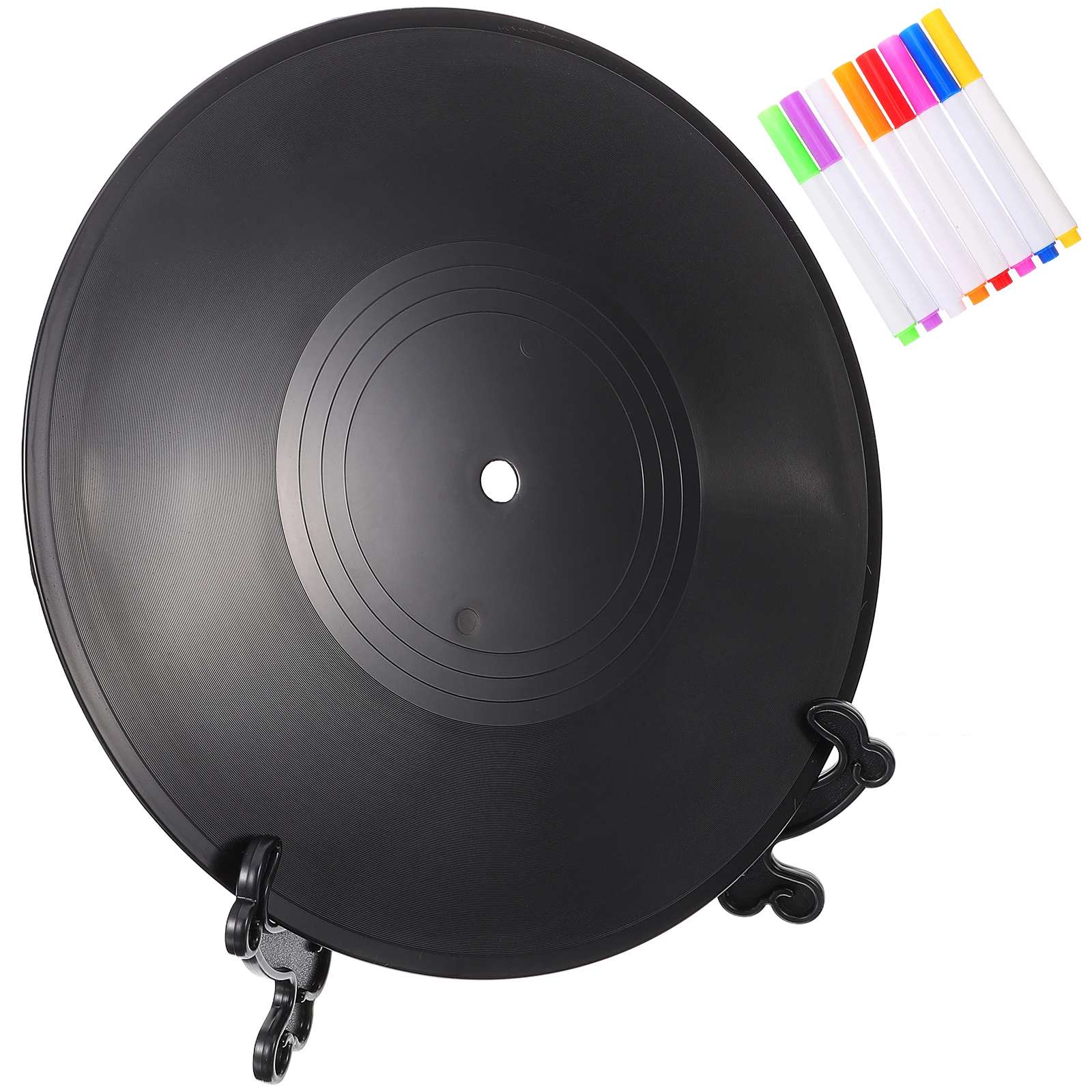 Plastic Music Theme Party Decorations Fake Vinyl Record Ornaments Blank DIY Simulated Home Bar Decor Reusable
Plastic Music Theme Party Decorations Fake Vinyl Record Ornaments Blank DIY Simulated Home Bar Decor Reusable