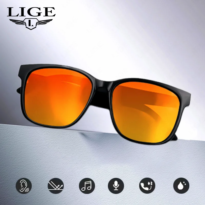 LIGE Sunglasses Anti-blue UV400 Protection Polarized Sports Headphones AI Voice Wireless Call Glasses Light New For Men Women
LIGE Sunglasses Anti-blue UV400 Protection Polarized Sports Headphones AI Voice Wireless Call Glasses Light New For Men Women