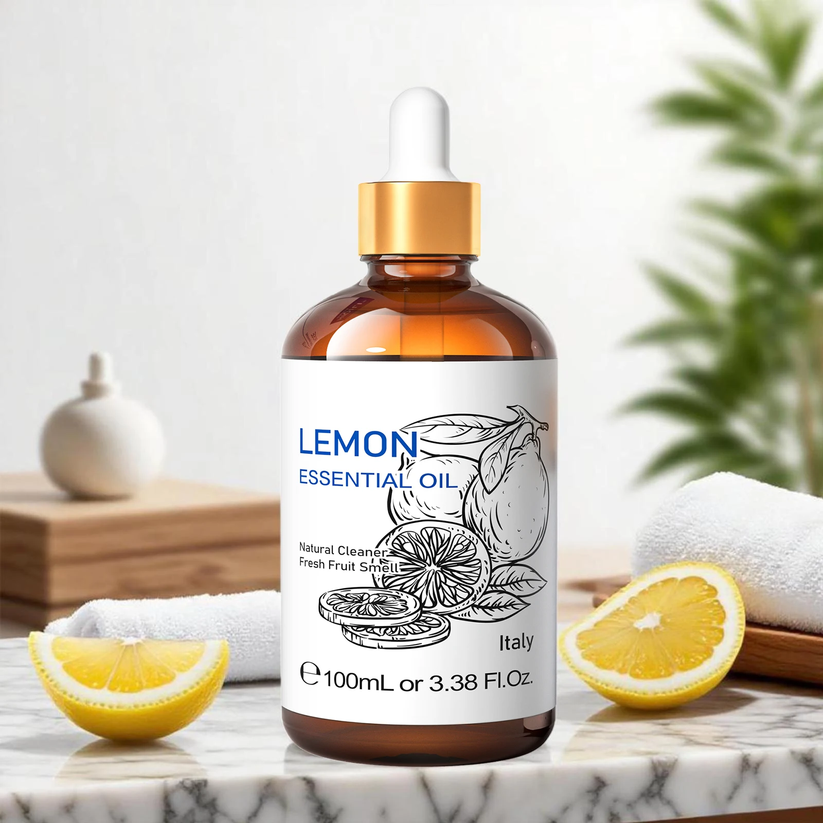 HIQILI 100ml Lemon Essential Oil Fresh Geranium Pine Needle Clary Sage Cinnamon Bark for Aromatherapy Diy Soap Candle making 
HIQILI 100ml Lemon Essential Oil Fresh Geranium Pine Needle Clary Sage Cinnamon Bark for Aromatherapy Diy Soap Candle making