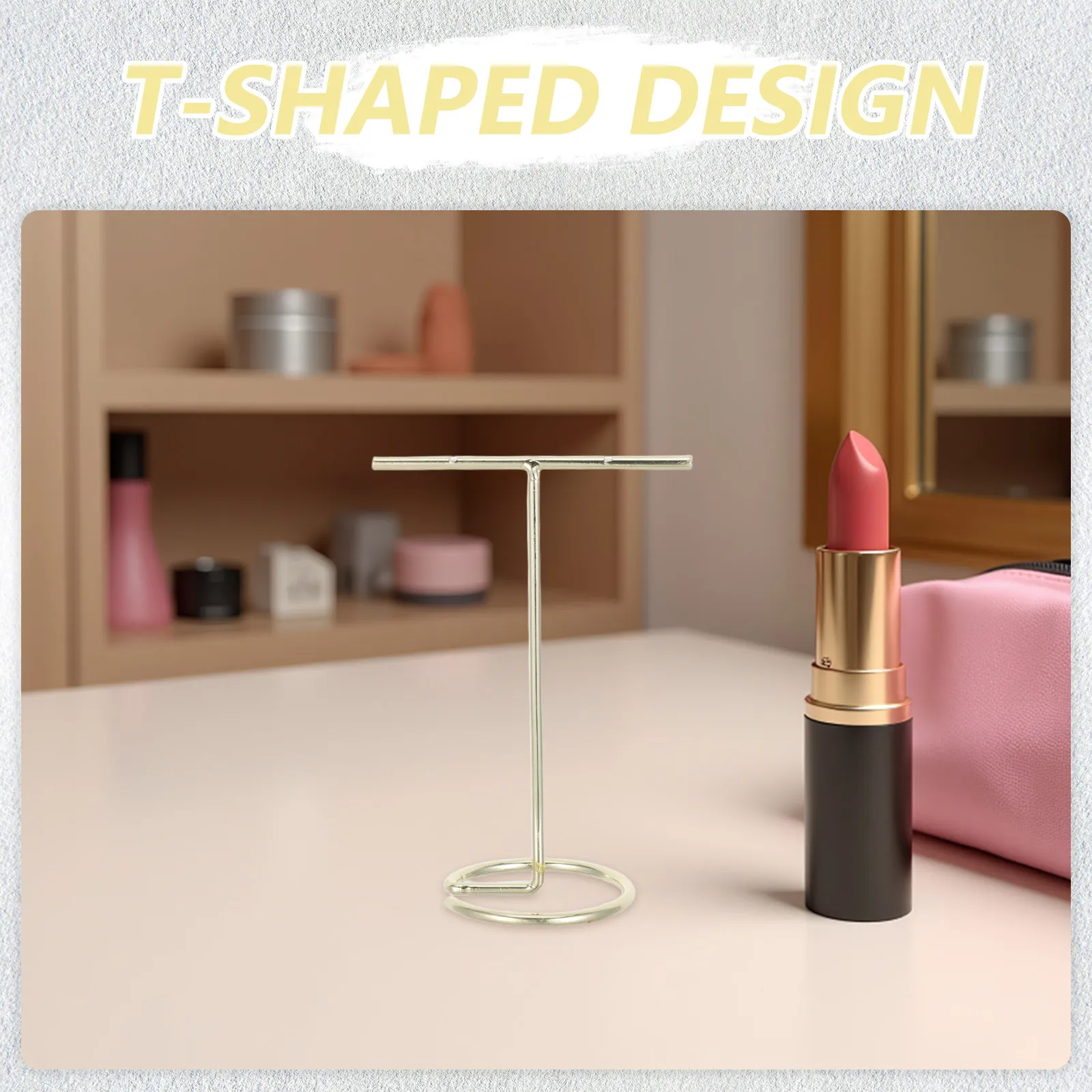 6Pcs Elegant -Shaped Jewelry Display Stand Set T-Bar Earring Holder Necklace Organizer for Boutique Retail Display Rack
6Pcs Elegant -Shaped Jewelry Display Stand Set T-Bar Earring Holder Necklace Organizer for Boutique Retail Display Rack