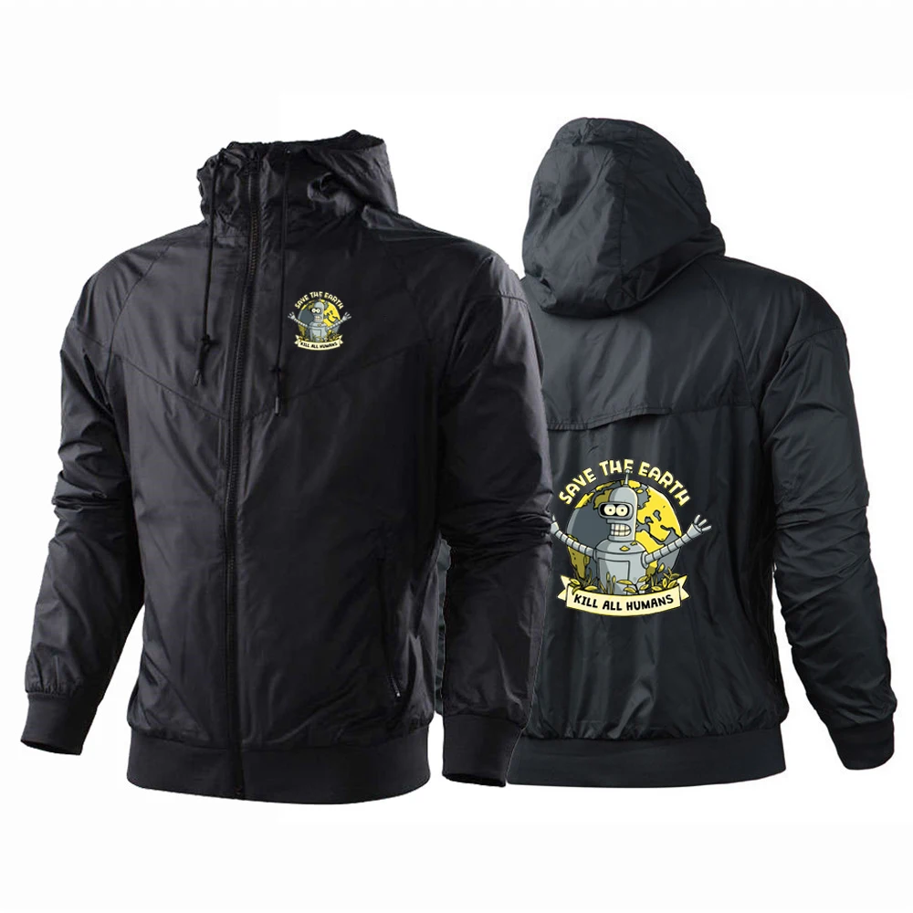 2025 Spring And Autumn Man's Save the Planet Kill All Humans Graphic Logo Print Shaped Durable Premium Windproof Coat Jacket
2025 Spring And Autumn Man's Save the Planet Kill All Humans Graphic Logo Print Shaped Durable Premium Windproof Coat Jacket