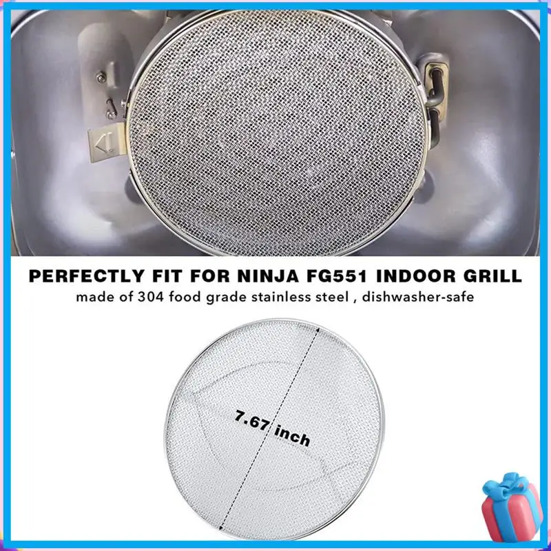 Discount-Splatter Shield For Ninja FG551 Foodi,Accessories For Ninja Foodi Smart XL Indoor Grill,Stainless Steel Splatter Screen
Discount-Splatter Shield For Ninja FG551 Foodi,Accessories For Ninja Foodi Smart XL Indoor Grill,Stainless Steel Splatter Screen