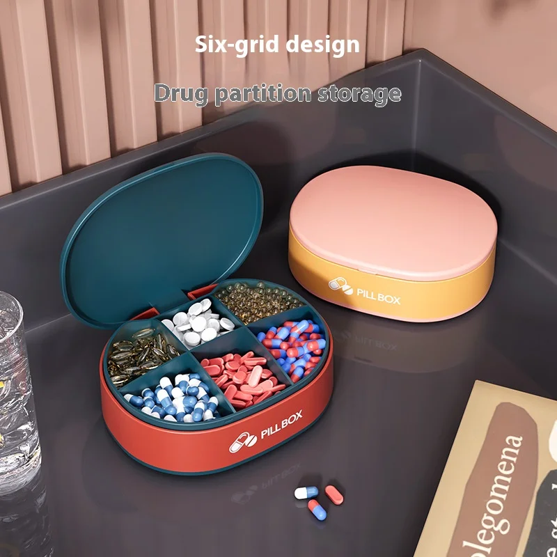 Large-capacity Portable Sealed Pill Box On-the-go Pill Dispenser Plastic Storage Box Travel Compartmentalized Small Pill Box
Large-capacity Portable Sealed Pill Box On-the-go Pill Dispenser Plastic Storage Box Travel Compartmentalized Small Pill Box