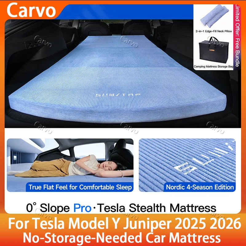 for Tesla Model Y Juniper 2026 Accessories & 2020-2025 Hidden Storage Camping Mattress Memory Cotton Travel Sleep Mat
for Tesla Model Y Juniper 2026 Accessories & 2020-2025 Hidden Storage Camping Mattress Memory Cotton Travel Sleep Mat