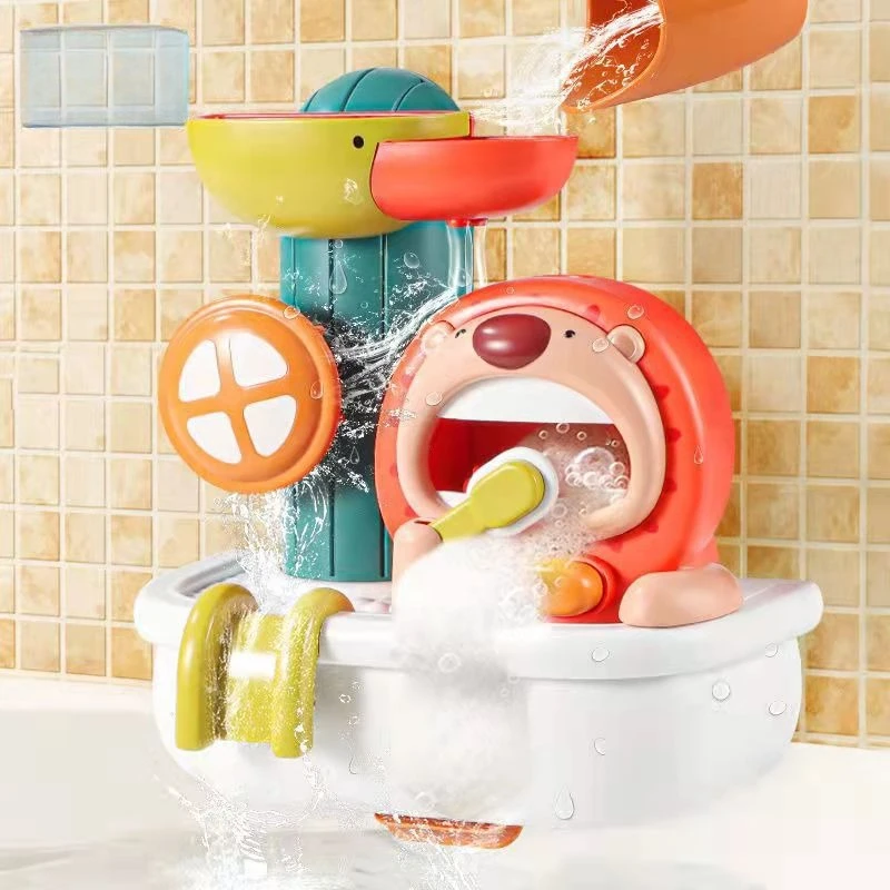 Baby Bath Toy Bubble Machine Blower Lion Bubble Maker for Toddlers Bathtub Animal Spinning Sensory Toys for Boys Girls Newborn
Baby Bath Toy Bubble Machine Blower Lion Bubble Maker for Toddlers Bathtub Animal Spinning Sensory Toys for Boys Girls Newborn